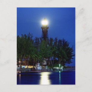 Briefkaart vuurtoren van Hillsboro