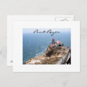 Briefkaart vuurtoren van Point Reyes (Voorkant / Achterkant)