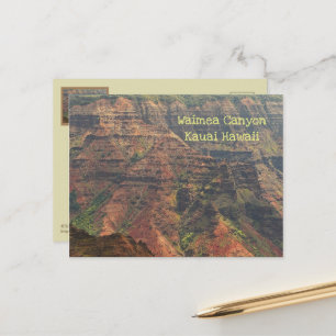 BRIEFKAART Waimea Canyon, Kauai, Hawaii