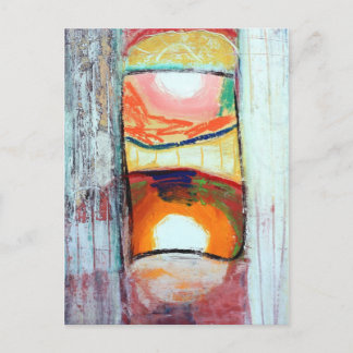 Briefkaart wakker maken