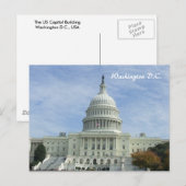 Briefkaart Washington (Voorkant / Achterkant)