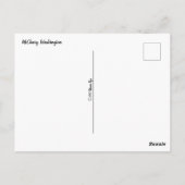 Briefkaart Washington (Achterkant)