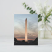 Briefkaart Washington Monument (Staand voorkant)