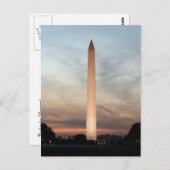 Briefkaart Washington Monument (Voorkant / Achterkant)