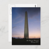 Briefkaart Washington Monument (Voorkant / Achterkant)