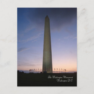 Briefkaart Washington Monument