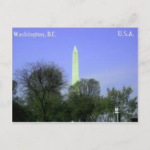 Briefkaart Washington Monument
