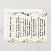 Briefkaart Wat God Hath beloofde (Voorkant / Achterkant)