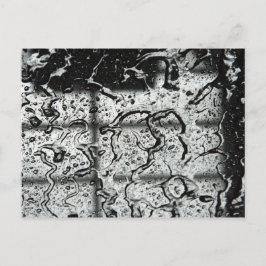 Briefkaart waterdruppels
