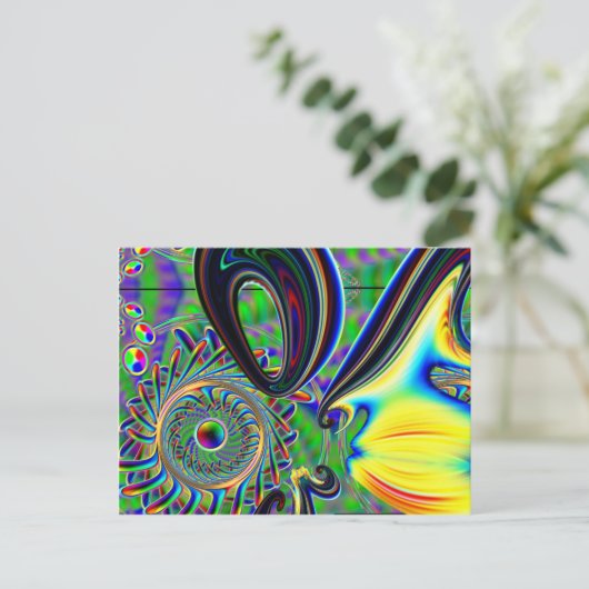 Briefkaart waterstofcellen (Staand voorkant)