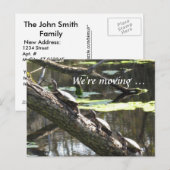 Briefkaart - We gaan verhuizen... schildpadden (Voorkant / Achterkant)