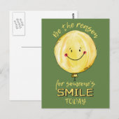 briefkaart "Wees de reden" (Voorkant / Achterkant)