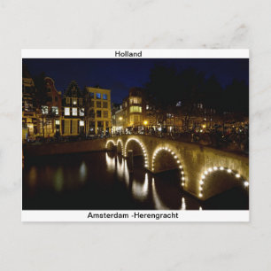 Briefkaart Wenskaart Amsterdam-Holland