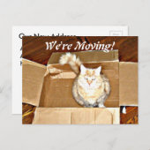 briefkaart 'We're Moving' (Voorkant / Achterkant)