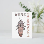Briefkaart Werecockroach (Staand voorkant)