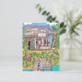 Briefkaart West End Divers (Staand voorkant)