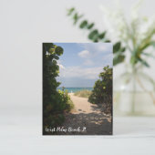 Briefkaart West Palm Beach (Staand voorkant)