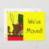 Briefkaart Westerne West Wagon Train We hebben ver (Voorkant / Achterkant)