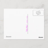 briefkaart "Wilde Phlox" (Achterkant)