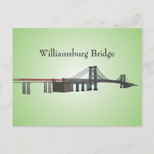 Briefkaart: Williamsburg Bridge Briefkaart