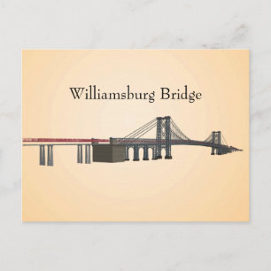 Briefkaart: Williamsburg Bridge Briefkaart