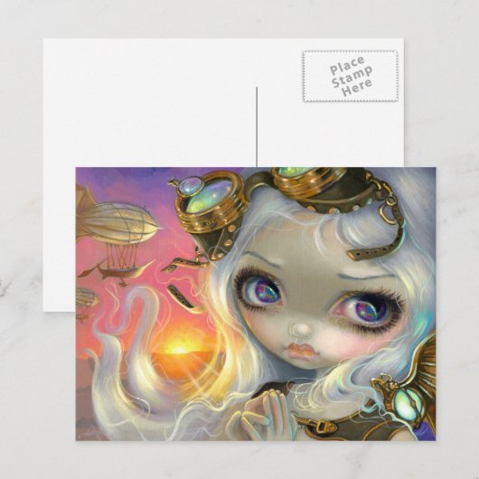 briefkaart "Windswept" (Voorkant / Achterkant)