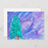 Briefkaart winterbomen (Voorkant / Achterkant)