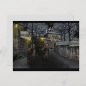 briefkaart winterkasteel (Voorkant / Achterkant)