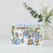 Briefkaart "Wintertuin" (Staand voorkant)