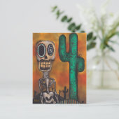 Briefkaart woestijn (Staand voorkant)