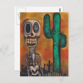 Briefkaart woestijn (Voorkant / Achterkant)