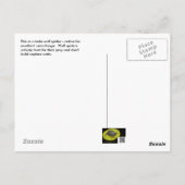 Briefkaart Wolf Spider (Gladicosa gulosa) (Achterkant)