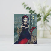 briefkaart "Wolven van Venetië" (Staand voorkant)