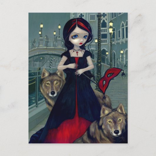briefkaart "Wolven van Venetië" (Voorkant)