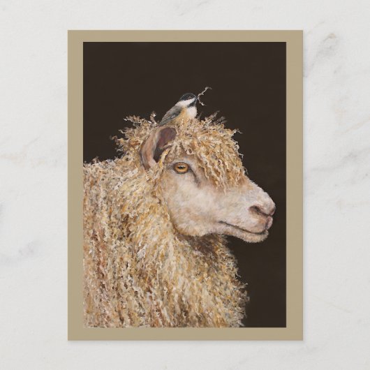 Briefkaart wolverzamelaar (Voorkant)