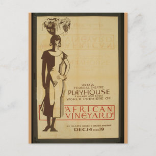 Briefkaart-WPA-Afrikaanse wijnbouw Briefkaart