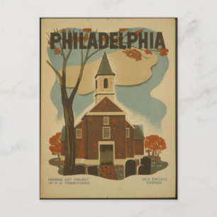 Briefkaart-WPA-Philadelphia Briefkaart