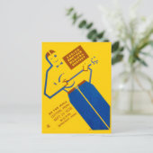 BRIEFKAART WPA-Poster (Staand voorkant)