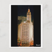 Briefkaart Wrigley Building (Voorkant)