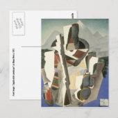 Briefkaart "Zapata-stijl Landscape" van Rivera (Voorkant / Achterkant)