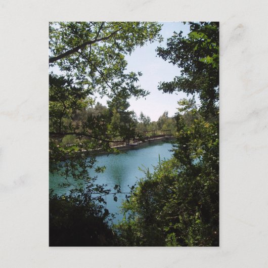 Briefkaart Zaros Lake (Voorkant)