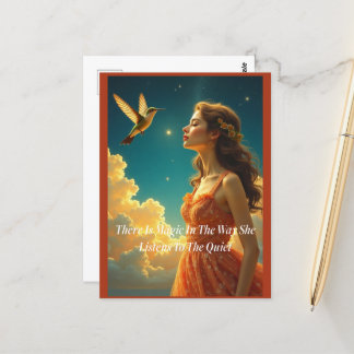 Briefkaart - Ze werd verliefd op de namiddag