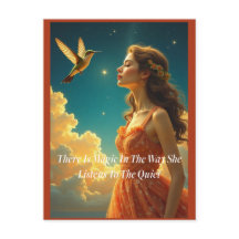 Briefkaart - Ze werd verliefd op de namiddag