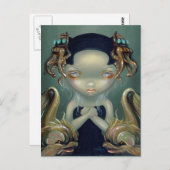 briefkaart "Zee Beasties I" (Voorkant / Achterkant)