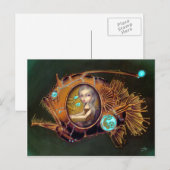 briefkaart "Zeeduivel" (Voorkant / Achterkant)