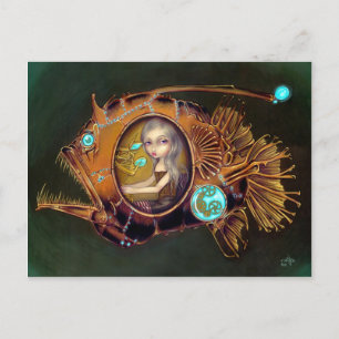 briefkaart "Zeeduivel"