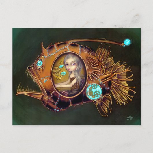 briefkaart "Zeeduivel" (Voorkant)