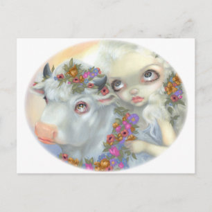 briefkaart "Zeus en Europa"