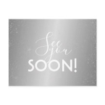 Briefkaart - Zie je snel zilver