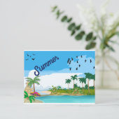 Briefkaart zomer (Staand voorkant)